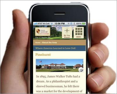 Pinehurst CVB Mobile Site